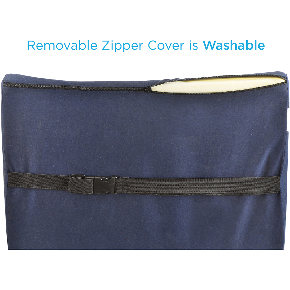 BACK CUSHION MEMORY FOAM BLUE